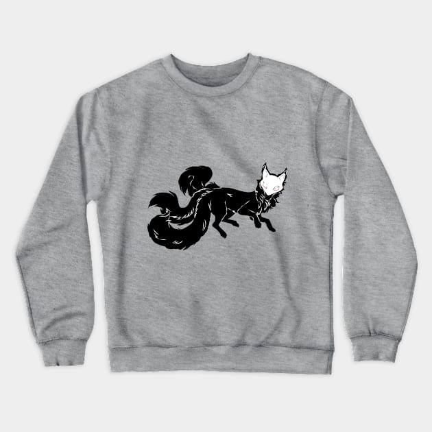 Kitsune Fox Crewneck Sweatshirt by Thia